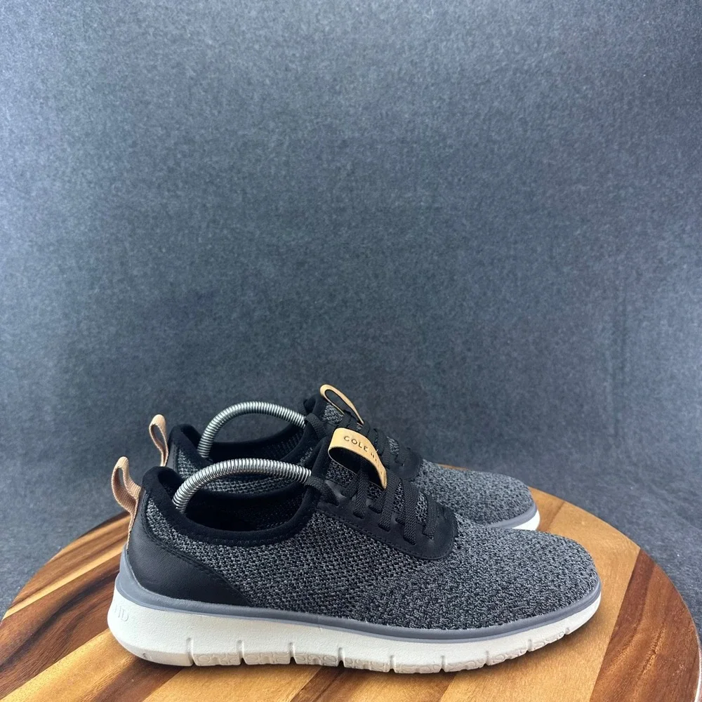 Cole Haan Generation Zerogrand Stitchlite Knit Gray Black Shoes Men's 9 C35960